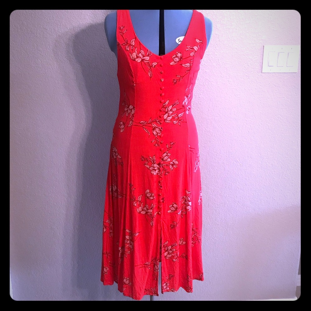 Lulus Midi Sleeveless Dress